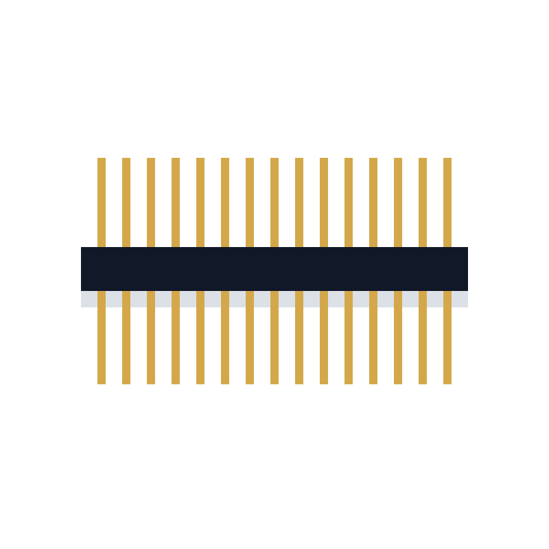 Pin Header 2.54 mm 1×40 Straight